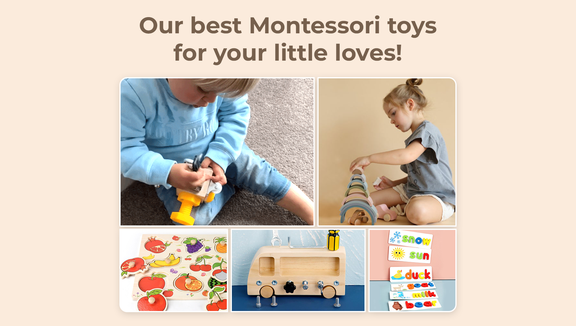 What are some common Montessori Activities? - Richmond Montessori