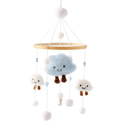 Wooden Hanging Toys Holder Bracket | Baby Rattles For Crib