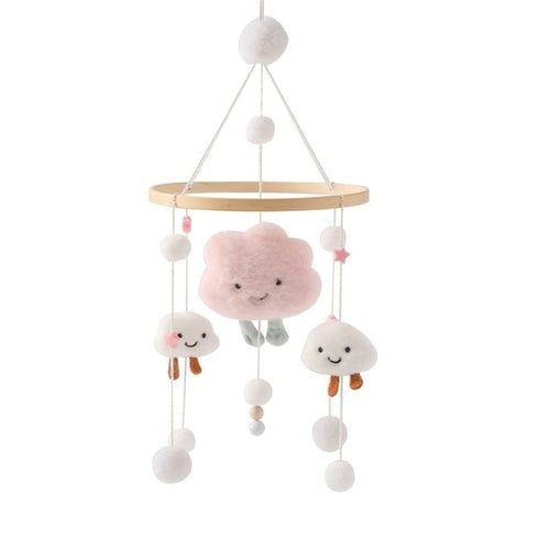 Wooden Hanging Toys Holder Bracket | Baby Rattles For Crib