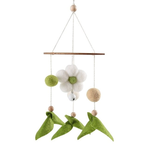 Wooden Hanging Toys Holder Bracket | Baby Rattles For Crib