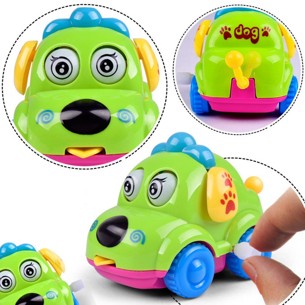 Baby Toddlers Education Toy Clockwork Car Funny