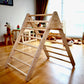 4 Pieces Toddler Climber Set / Climbing Triangle /Arch Rocker / Ramp &