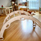 4 Pieces Toddler Climber Set / Climbing Triangle /Arch Rocker / Ramp &