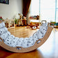 4 Pieces Toddler Climber Set / Climbing Triangle /Arch Rocker / Ramp &