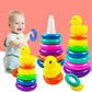 Baby Montessori Toys 6 Months - Rainbow Tower