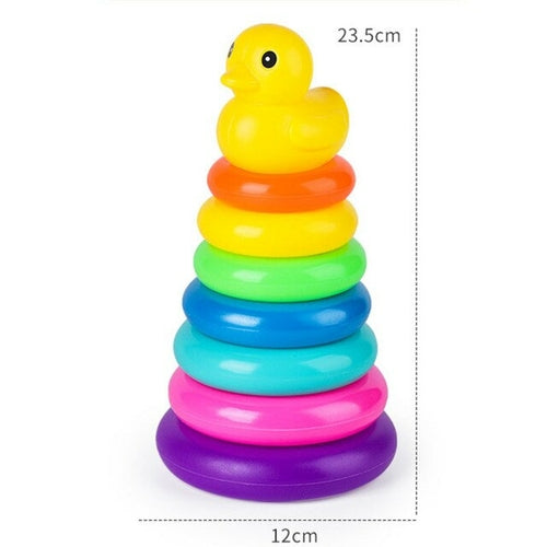 Baby Montessori Toys 6 Months - Rainbow Tower