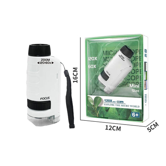 Kid Science Experiment - Pocket Microscope Toy Kit