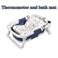 Real-time Temperature - Silicone Baby Bathtub - Non-Slip