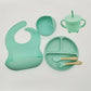 Baby 6 Piece Feeding Set with Bowl, Bib and Spoon