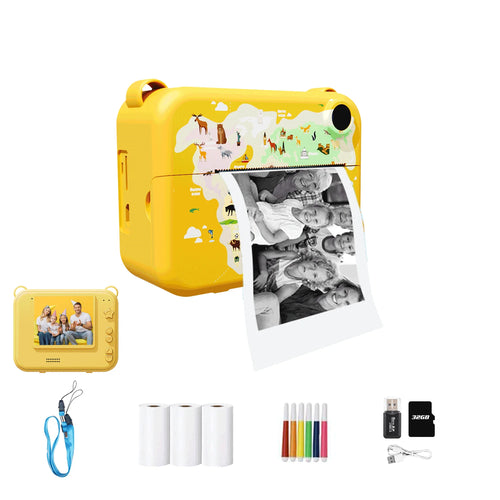 Digital Children Camera Photography Instant Print Photo Kids Video