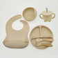 Baby 6 Piece Feeding Set with Bowl, Bib and Spoon