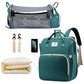 3 In 1 Diaper Bag - Foldable Backpack - Baby Bed And Waterproof Travel Bag