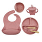 Baby 6 Piece Feeding Set with Bowl, Bib and Spoon