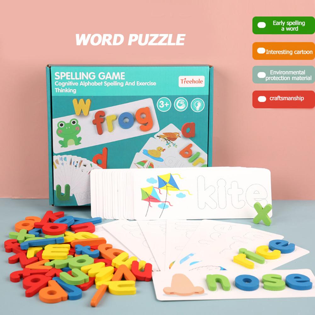 Montessori Wooden Spelling Game